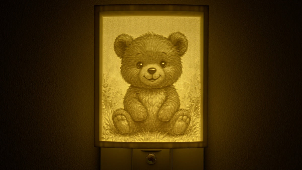 The same light with the name band left blank